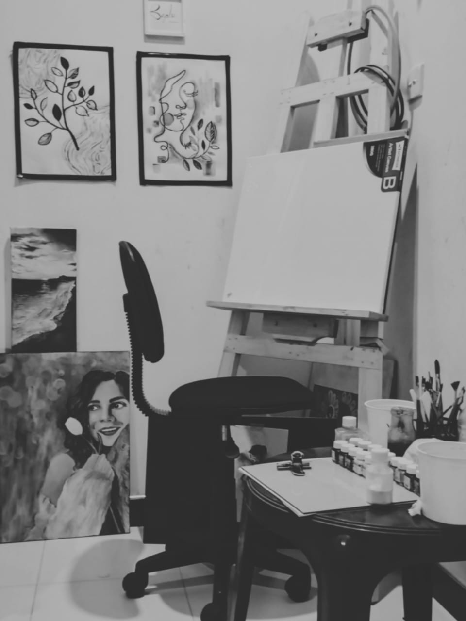 Artistic workspace preview
